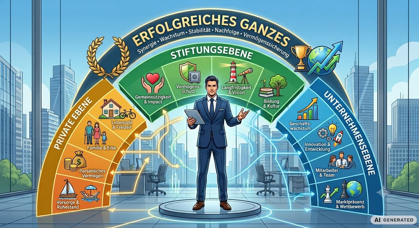 Drei-Ebenen-Modell zur Vermögensoptimierung